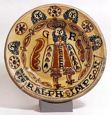 وعاء متروبوليتان سليبواري مزخرف ، c.1680 (آنية زجاجية) بواسطة رالف سيمبسون